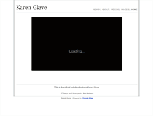 Tablet Screenshot of karenglave.com